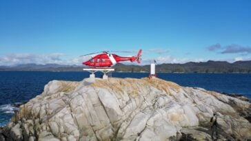 Helipads are being installed at sites that were previously only accessible by helicopter via hovering.