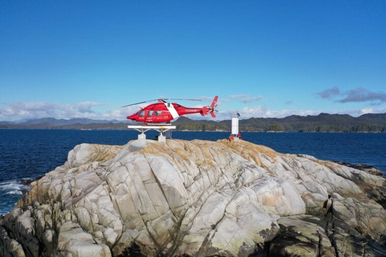Helipads are being installed at sites that were previously only accessible by helicopter via hovering.
