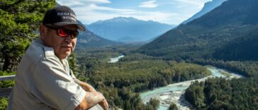 Roger Harris has been a Nuxalk Guardian Watchman for about nine years. His role, he says, is to protect his lands and waters, to serve his community and to set a good example for the Guardians coming up behind him.