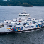 The Salish Heron is the newest ferry in the BC Ferries fleet. The artwork on the sides is by Coast Salish artist Maynard Johnny Jr. This vessel is part of the Salish class fleet, which honours the Coast Salish people as the traditional stewards and original mariners of the Salish Sea. With a capacity for 138 vehicles and 600 passengers/crew, the Salish Heron boasts a quiet operation and smooth sailing experience for passengers while being environmentally friendly with its low hydrodynamic resistance and small wake.