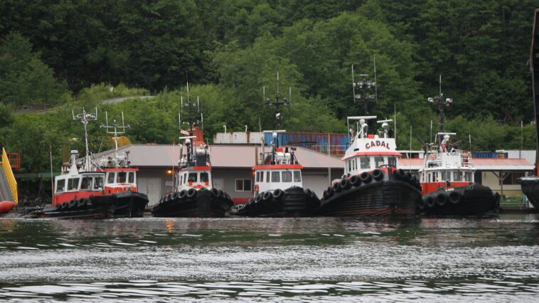The Tugboat Ingenika that sank near Kitimat in 2021, leading to the loss of two lives. The recent guilty pleas from the boat's owners shed light on safety lapses that contributed to the devastating event.