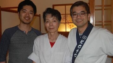 The owners of Koto Japanese restaurant in Campbell River, British Columbia