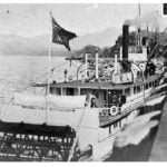 Sternwheleer steamboat "Hazelton" in PRince Rupert early 1900's